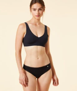 Culotte En Microfibre Bords Dentelle -Lingerie Charmeuse 648463305 6