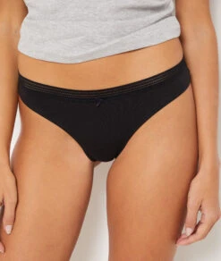 Lot De 3 Tangas En Coton Biologique -Lingerie Charmeuse 649673590 b