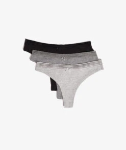 Lot De 3 Tangas En Coton Biologique -Lingerie Charmeuse 649673590 c