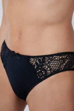 Hipster En Microfibre Et Dentelle -Lingerie Charmeuse 650564705 c