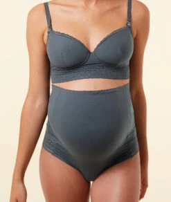 Culotte Taille Haute Ceinture Rabattable -Lingerie Charmeuse 651413022 c