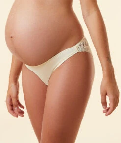 Culotte En Coton Biologique Et Dentelle