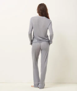 Pantalon Large Uni -Lingerie Charmeuse 651599725 6