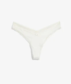 Tanga V-shape Détails Dentelle -Lingerie Charmeuse 652442501 c