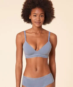 Soutien-gorge Sans Armatures Coques Fines En Coton