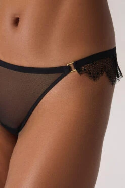 String En Tulle Détails Dentelle -Lingerie Charmeuse 652776805 b