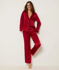 Chemise De Pyjama En Soie -Lingerie Charmeuse 652963673 6
