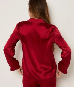 Chemise De Pyjama En Soie -Lingerie Charmeuse 652963673 a