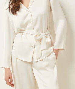 Chemise De Pyjama à Nouer -Lingerie Charmeuse 653109880 b