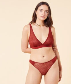 Tanga High Leg Tulle Graphique -Lingerie Charmeuse 653309175 6