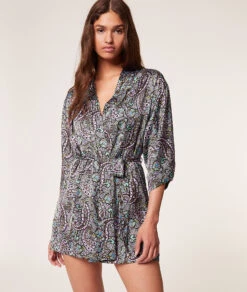 Déshabillé Satiné Imprimé