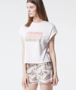 Top Manches Courtes "Soulmate" 100% Coton Biologique