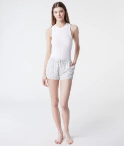 Short De Pyjama Taille Haute Imprimé -Lingerie Charmeuse 653458146 6