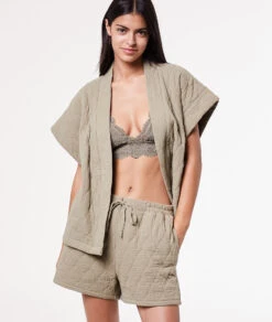 Short De Pyjama En Gaze De Coton Biologique -Lingerie Charmeuse 653506444 6