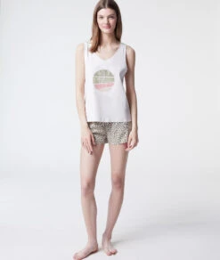 Débardeur De Pyjama "Soulmate" 100% Coton Biologique -Lingerie Charmeuse 653506959 6