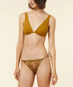 String à Nouer En Tulle -Lingerie Charmeuse 653542295 c