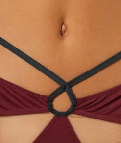 Hipster Détails En Tulle -Lingerie Charmeuse 653565975 b