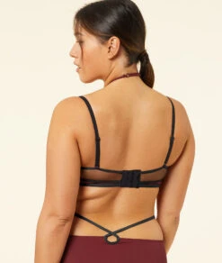 Bandeau Sans Armatures En Tulle Détails Liens -Lingerie Charmeuse 653567275 c