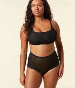 Culotte Gainante Taille Haute En Tulle -Lingerie Charmeuse 653585305 6