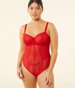 Body En Dentelle Et Tulle -Lingerie Charmeuse 653729773 b