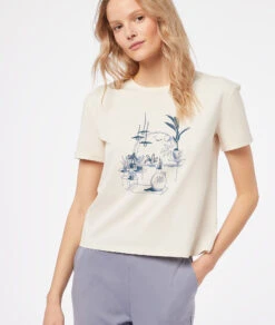 Top Manches Courtes Imprimé -Lingerie Charmeuse 653769022 c