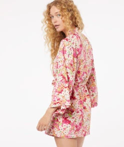 Déshabillé Imprimé -Lingerie Charmeuse 653806590 c