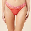 Tanga V Shape En Tulle Brodé -Lingerie Charmeuse 653808690 x