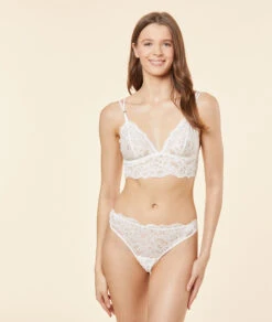 Tanga High Leg En Dentelle -Lingerie Charmeuse 653816280 6