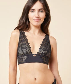 Triangle Sans Armatures En Dentelle