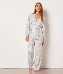 Pantalon De Pyjama Taille Haute 11 Pantalon De Pyjama Taille Haute -Lingerie Charmeuse 653889939 c