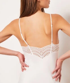 Nuisette Longue Broderie Anglaise -Lingerie Charmeuse 653892601 c