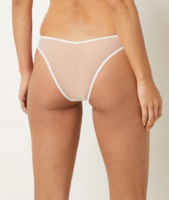 Brésilien V-shape En Tulle Brodé -Lingerie Charmeuse 653912380 c