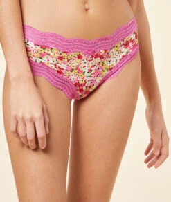 Shorty En Microfibre Et Dentelle