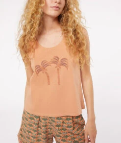 Débardeur De Pyjama 100% Coton Biologique -Lingerie Charmeuse 653932364 c