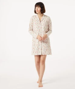 Chemise De Nuit à Boutonner -Lingerie Charmeuse 653937583 6