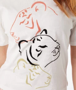 T-shirt Manches Courtes Imprimé 100% Coton Biologique -Lingerie Charmeuse 653937680 b