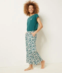Pantalon De Pyjama 7/8 Imprimé 8 Pantalon De Pyjama 7/8 Imprimé -Lingerie Charmeuse 653948880 6