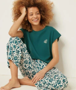 Pantalon De Pyjama 7/8 Imprimé