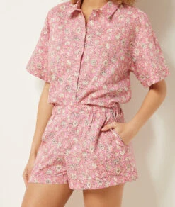 Short De Pyjama Imprimé 100% Coton -Lingerie Charmeuse 653954070 c