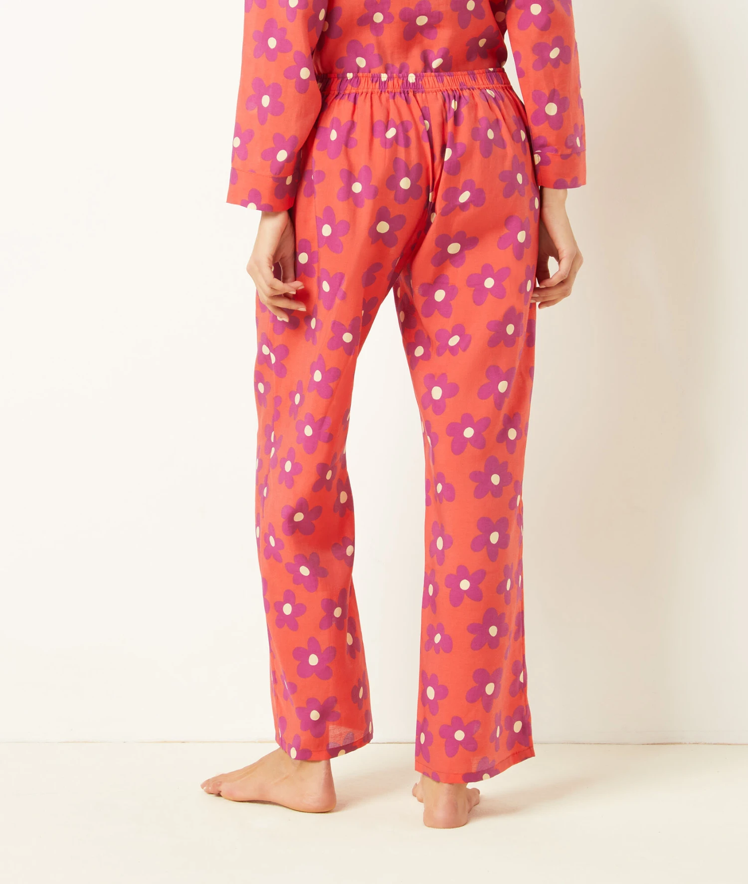 Pantalon De Pyjama Satiné Imprimé 4 Pantalon De Pyjama Satiné Imprimé – Image 2