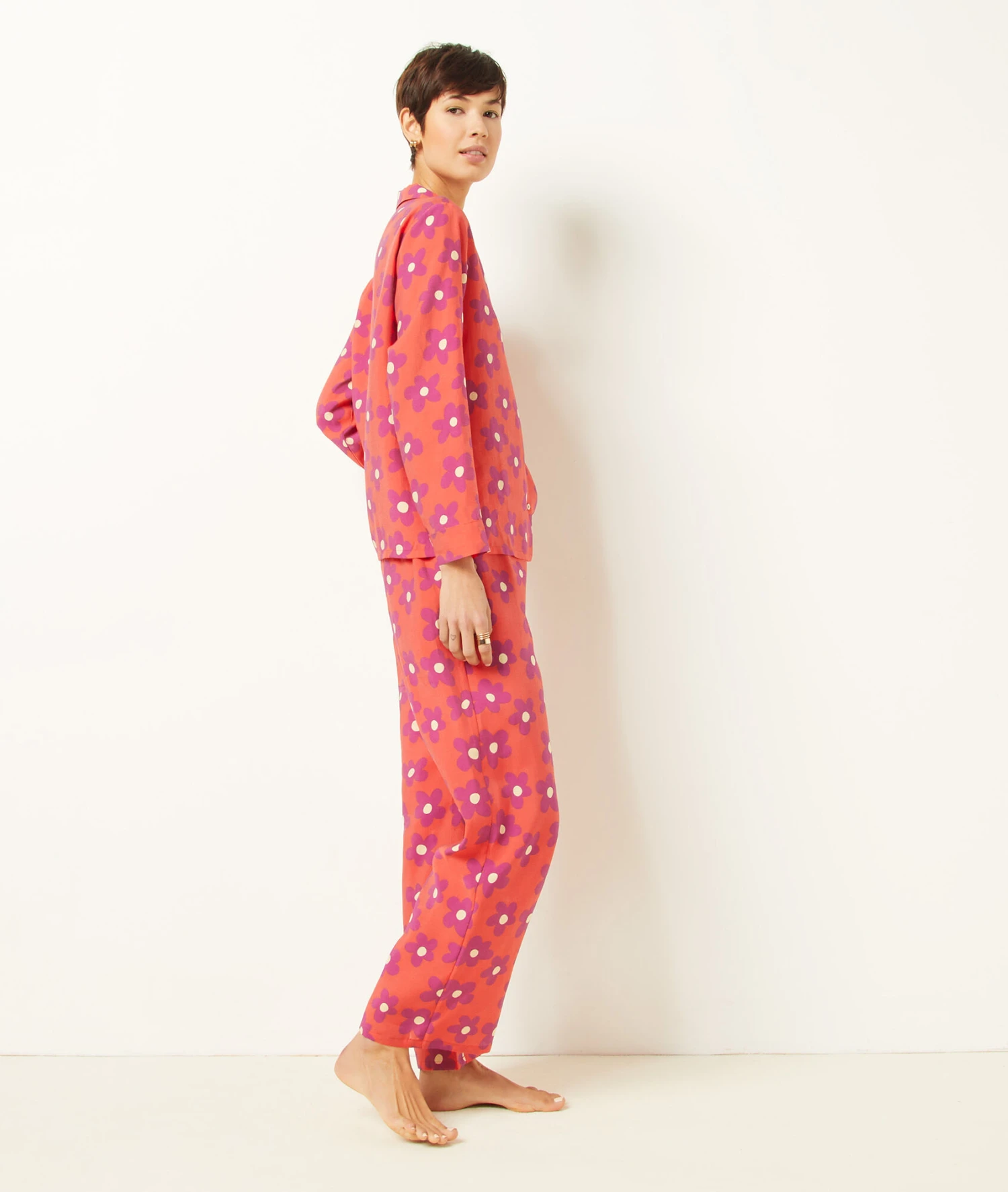 Pantalon De Pyjama Satiné Imprimé 3 Pantalon De Pyjama Satiné Imprimé