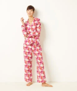 Pantalon De Pyjama Satiné Imprimé -Lingerie Charmeuse 654139764 6