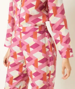 Pantalon De Pyjama Satiné Imprimé -Lingerie Charmeuse 654139764 b