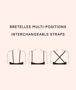 Bandeau Microfibre Bretelles Amovibles, Bonnet D -Lingerie Charmeuse FICHE PRODUIT INVISIBLES 1